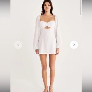 Rumer Camille‎ mini dress white NWT Large